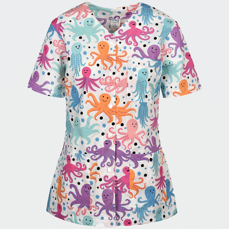 Ιατρική Μπλούζα (Scrub top) Bwell CARINA