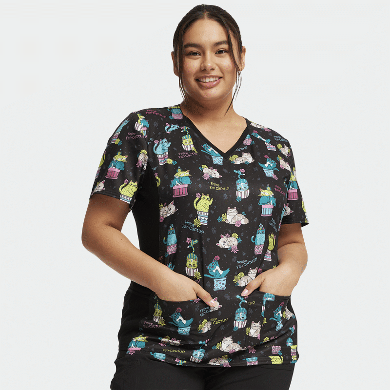 Ιατρική Μπλούζα (Scrub top) CHEROKEE IFLEX CK636