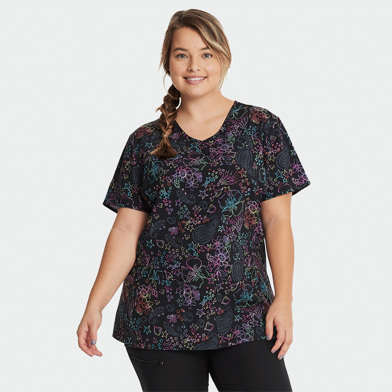 Ιατρική Μπλούζα (Scrub top) BREAK ON THROUGH HS878