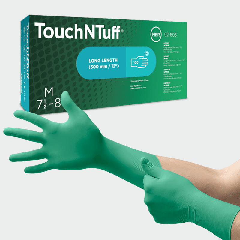 Γάντια Νιτριλίου μιας χρήσης TouchNTuff® 92-605