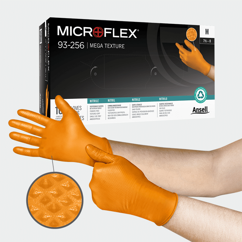 Γάντια Νιτριλίου Μίας Χρήσης Microflex 93-256