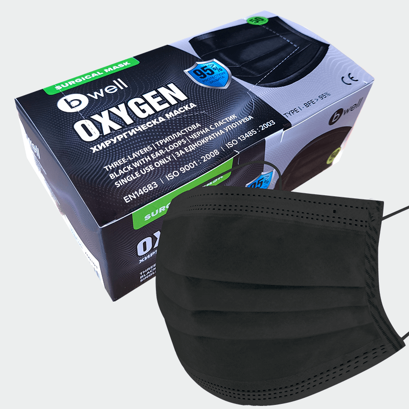 Ιατρική Μάσκα Προσώπου Μίας Χρήσης OXYGEN